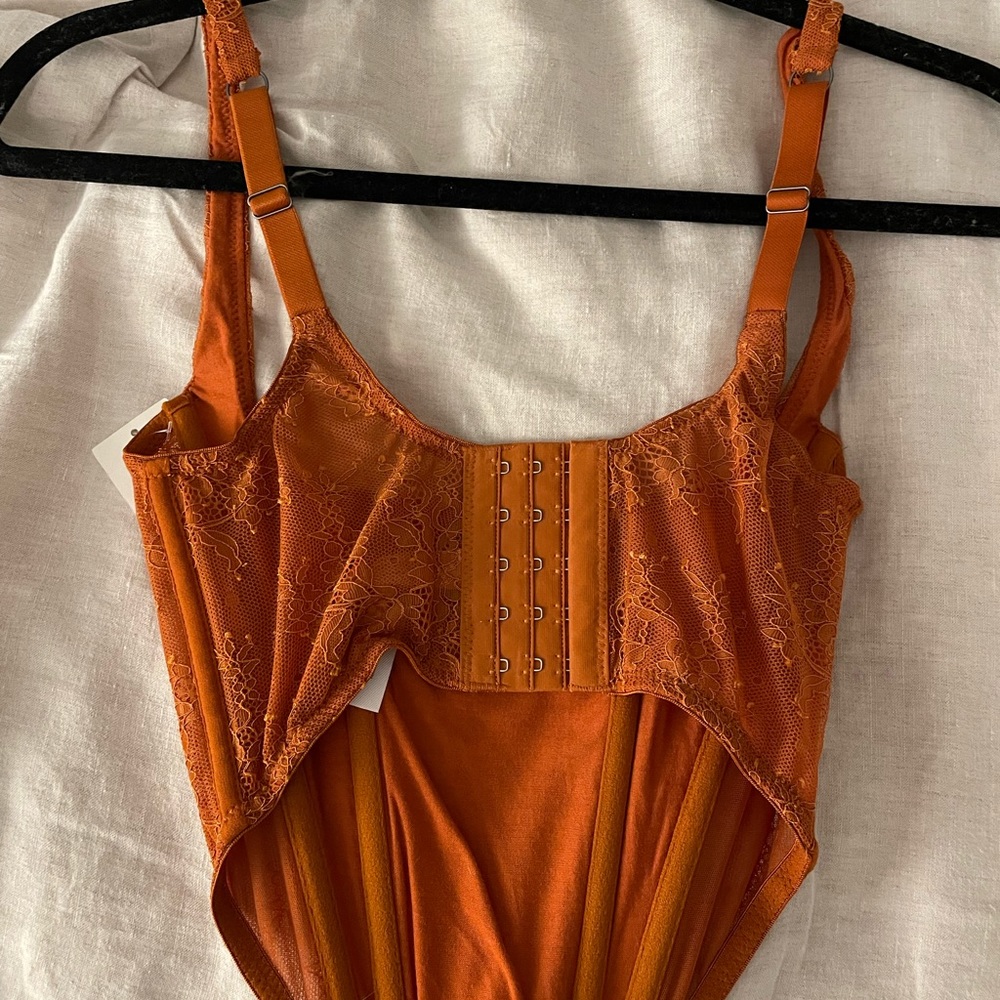 Orange Corset